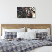 Wild Turkey Feathers I Abstrakt Nature Design Leinwanddruck (Insitu (Schlafzimmer))