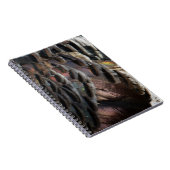Wild Turkey Feathers I Abstrakt Nature Design Notizblock (Rechte Seite)