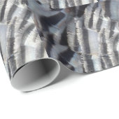 Wild Turkey Feathers II Abstrakte Naturgestaltung Geschenkpapier (Rolleneckpunkt)