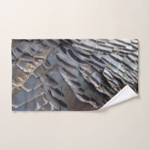 Wild Turkey Feathers II Abstrakte Naturgestaltung Handtuch