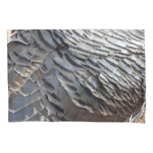 Wild Turkey Feathers II Abstrakte Naturgestaltung Kissenbezug