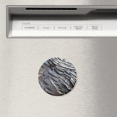 Wild Turkey Feathers II Abstrakte Naturgestaltung Magnet (In Situ (Geschirrspüler))