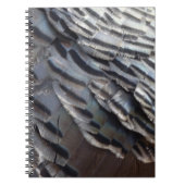 Wild Turkey Feathers II Abstrakte Naturgestaltung Notizblock (Vorderseite)