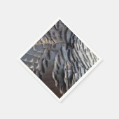 Wild Turkey Feathers II Abstrakte Naturgestaltung Serviette (Ecke)