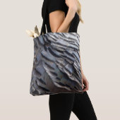 Wild Turkey Feathers II Abstrakte Naturgestaltung Tasche (Von Nahem)