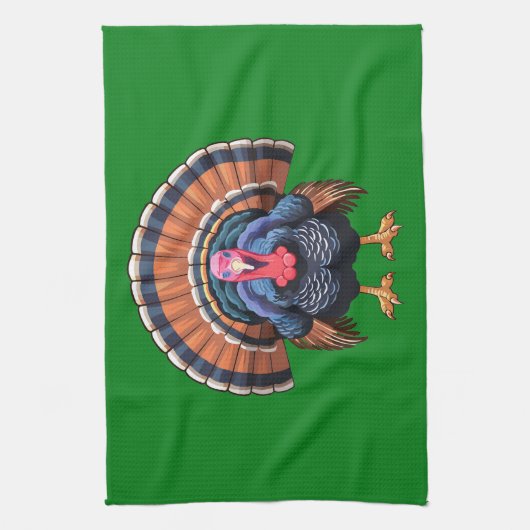 Wild turkey geschirrtuch (Vertikal)