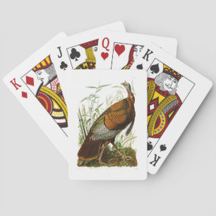Wild Turkey John James Audubon Birds of America Spielkarten