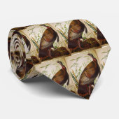 Wild Turkey, John James Audubon Krawatte (Gerollt)