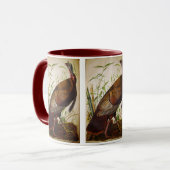 Wild Turkey, John James Audubon Tasse (Vorderseite Links)
