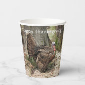 Wild Turkey Party Paper Cups Pappbecher (Rückseite)