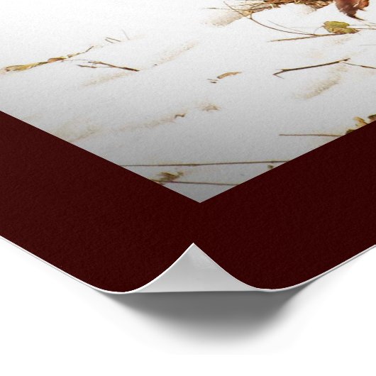 Wild Turkey Poster (Ecke)