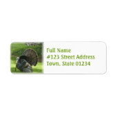 Wild Turkey Return Address Label (Vorne)