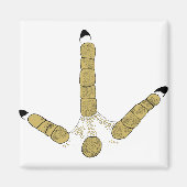 Wild Turkey Track Magnet (Vorne)