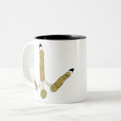 Wild Turkey Track Zweifarbige Tasse (Vorderseite Links)