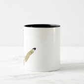 Wild Turkey Track Zweifarbige Tasse (Mittel)