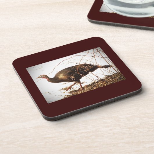 Wild-Turkey-Untersetzer Getränkeuntersetzer (Linke Seite)