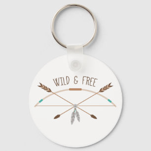 Wild u. frei schlüsselanhänger