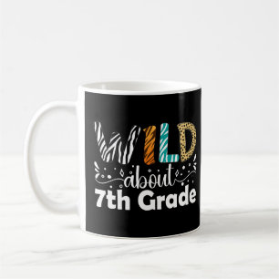 Wild über 7. Grad lustig zurück zur Schule Kaffeetasse
