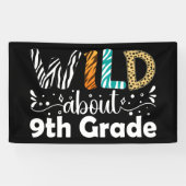 Wild über 9. Klasse zurück zur Schule Banner (Horizontal)