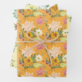 Wild über Blume Geschenkpapier Set (Beispiel)