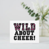 Wild über Cheer Postkarte (Stehend Vorderseite)
