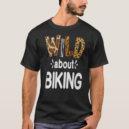 Wild über das Biking T-Shirt (Vorderseite)