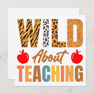 Wild über das Lehren Karte