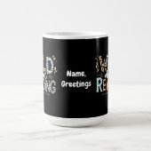 Wild über das Lesen des Buches Lover & Tierdesign Kaffeetasse (Mittel)