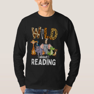 Wild über das Lesen, Lesen von Büchern und die Lib T-Shirt