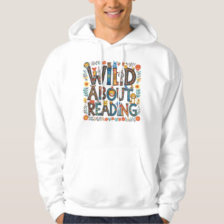 Wild über das Lesen Niedlicher Jungtiere buchen Hoodie