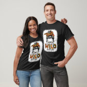 Wild über den Fall Messy Bun Frauen fallen Herbstb T-Shirt (Unisex)
