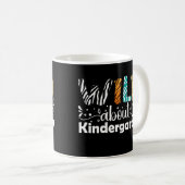 Wild über den Kindergarten Funny Teacher Students Kaffeetasse (VorderseiteRechts)