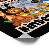 Wild Über den Kindergarten Poster (Ecke)