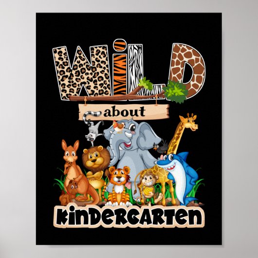 Wild Über den Kindergarten Poster (Vorne)