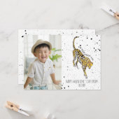 Wild über dich Gepard Valentine Foto Karte (Vorderseite/Rückseite Beispiel)