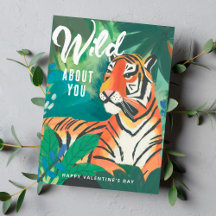 Wild über dich Jungle Tiger Valentinstag