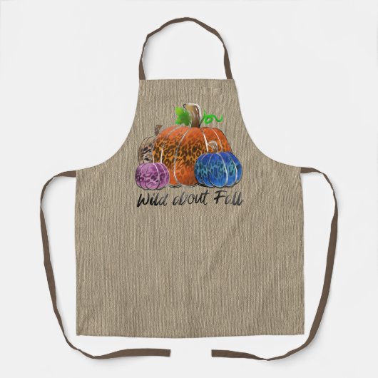 Wild über Fall Leopard Druckpumpen Schürze (Vorderseite)