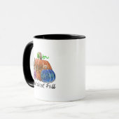 Wild über Fall Leopard Druckpumpen Tasse (Vorderseite Links)