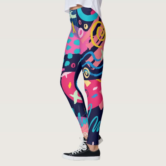 Wild über Farbe Leggings (Links)