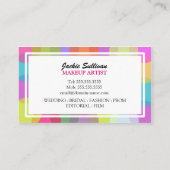 Wild über FarbMaskenbildner Visitenkarte (Rückseite)