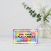 Wild über FarbMaskenbildner Visitenkarte (Stehend Vorderseite)