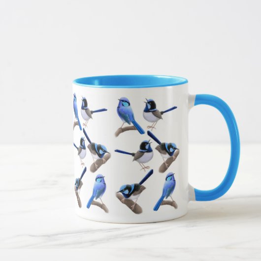 Wild über feenhafte Zaunkönig-Wecker-Tasse Tasse (Rechts)