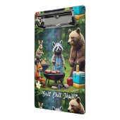 "Wild über GRILLEN" Mini Klemmbrett (Gewinkelt2)