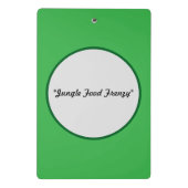 "Wild über GRILLEN" Mini Klemmbrett (Rückseite)