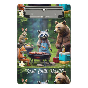 "Wild über GRILLEN" Mini Klemmbrett