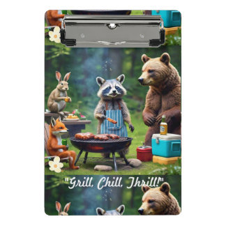 "Wild über GRILLEN" Mini Klemmbrett