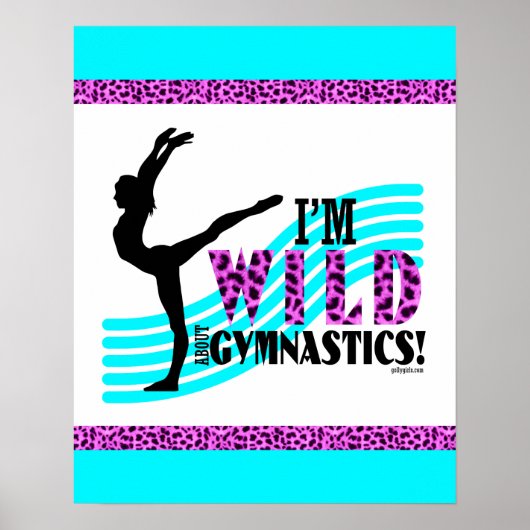 Wild über Gymnastik Poster (Vorne)