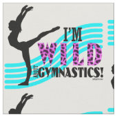 Wild über Gymnastik Stoff (Nahaufnahme)