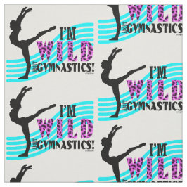 Wild über Gymnastik Stoff