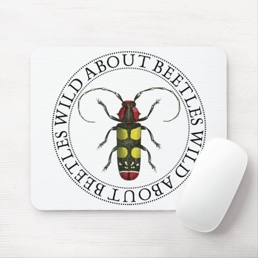 Wild über Käfer Mousepad (Mit Mouse)